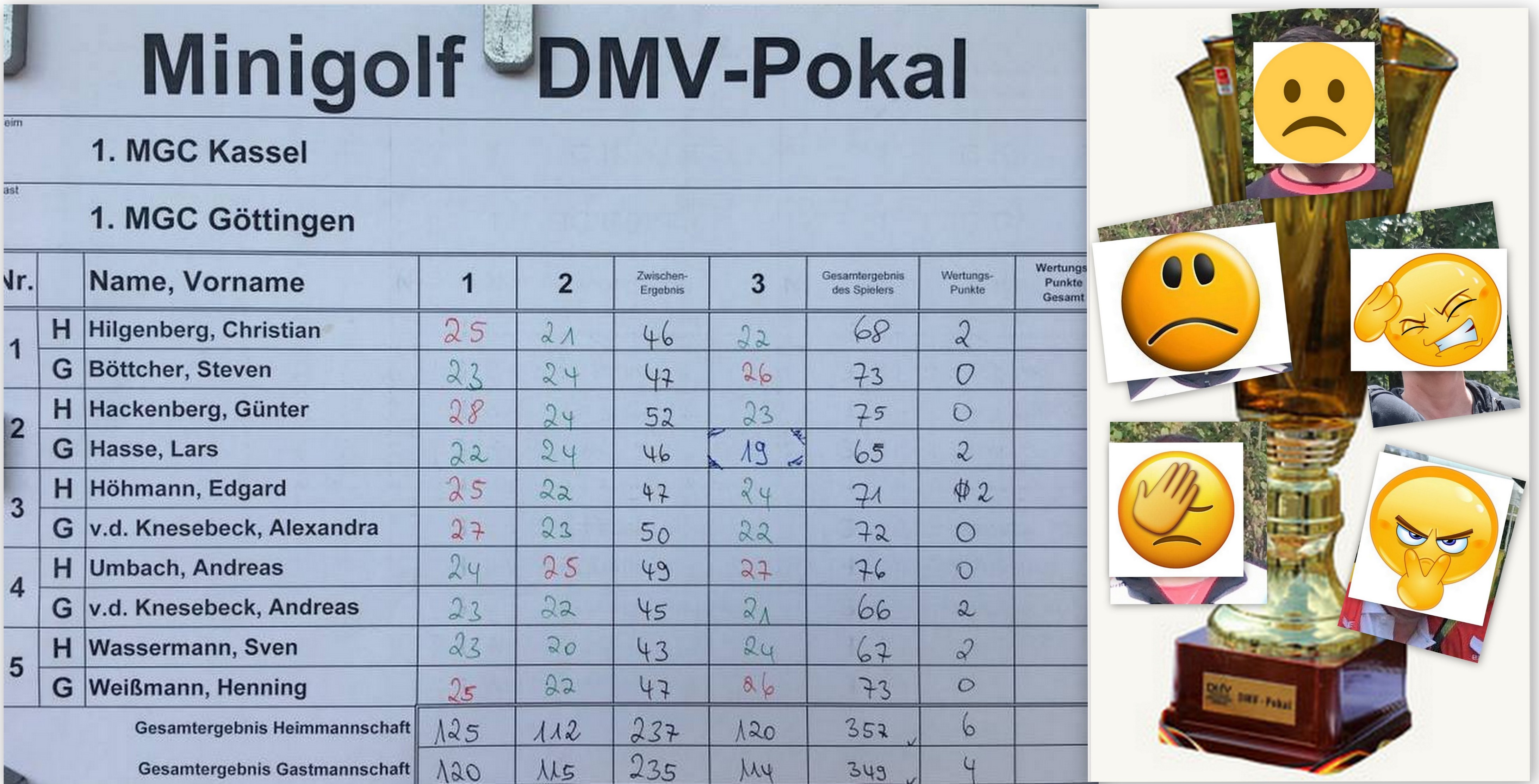 DMV Pokal 2017 verloren