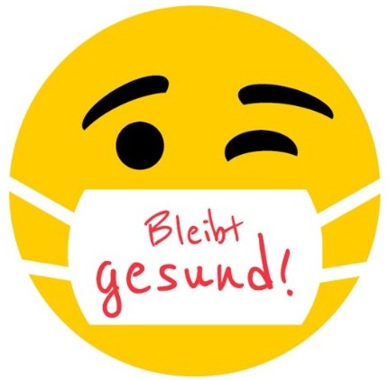 Emoij bleibt gesund 