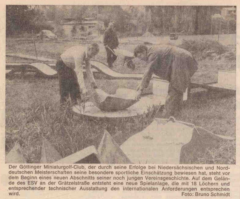 MGC Gttingen neuer Golfplatz 1975