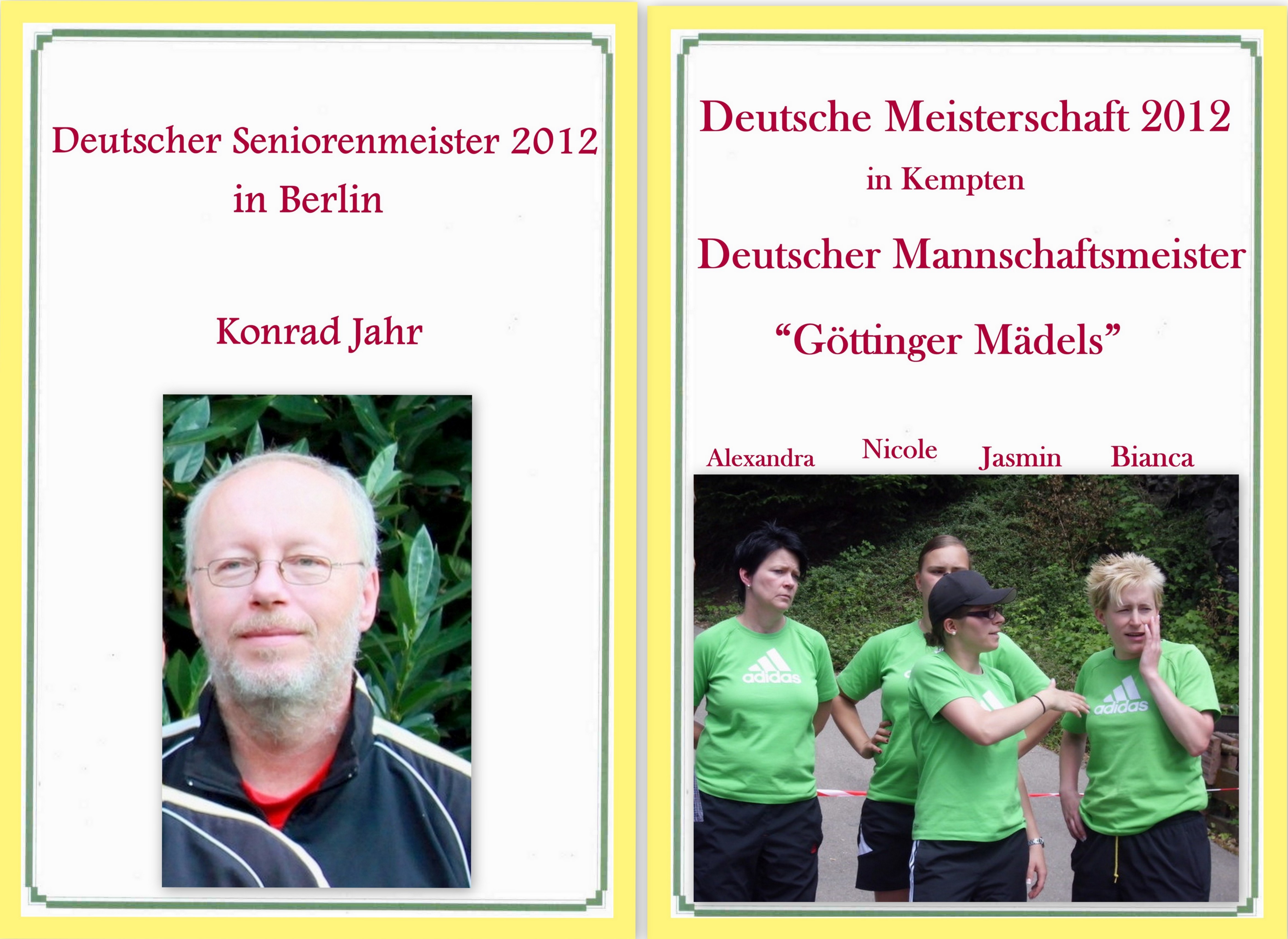 MGC Meisterbilder DM Kempten 2012 und DM Konni