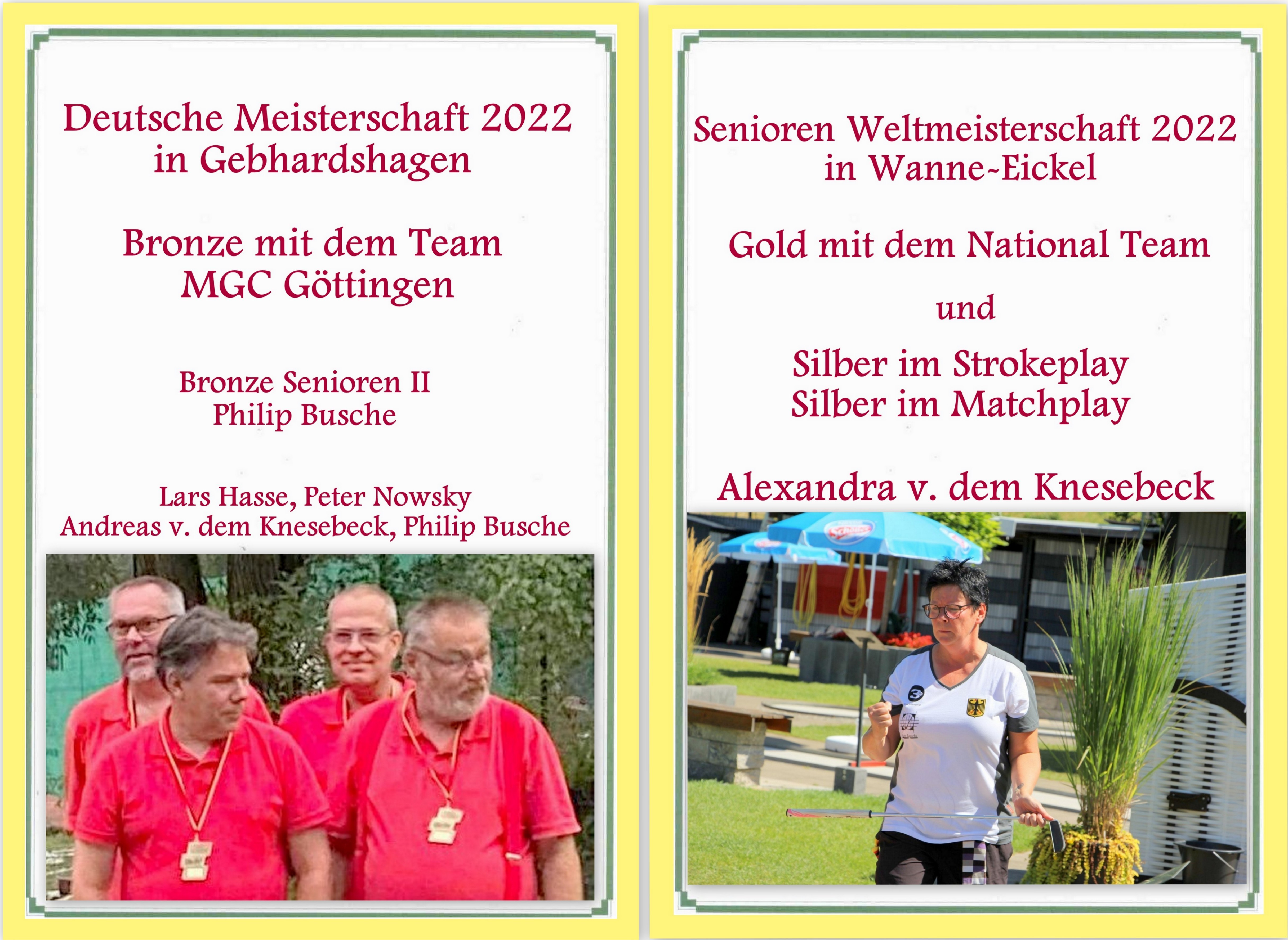 Meisterbilder WM und DM 2022