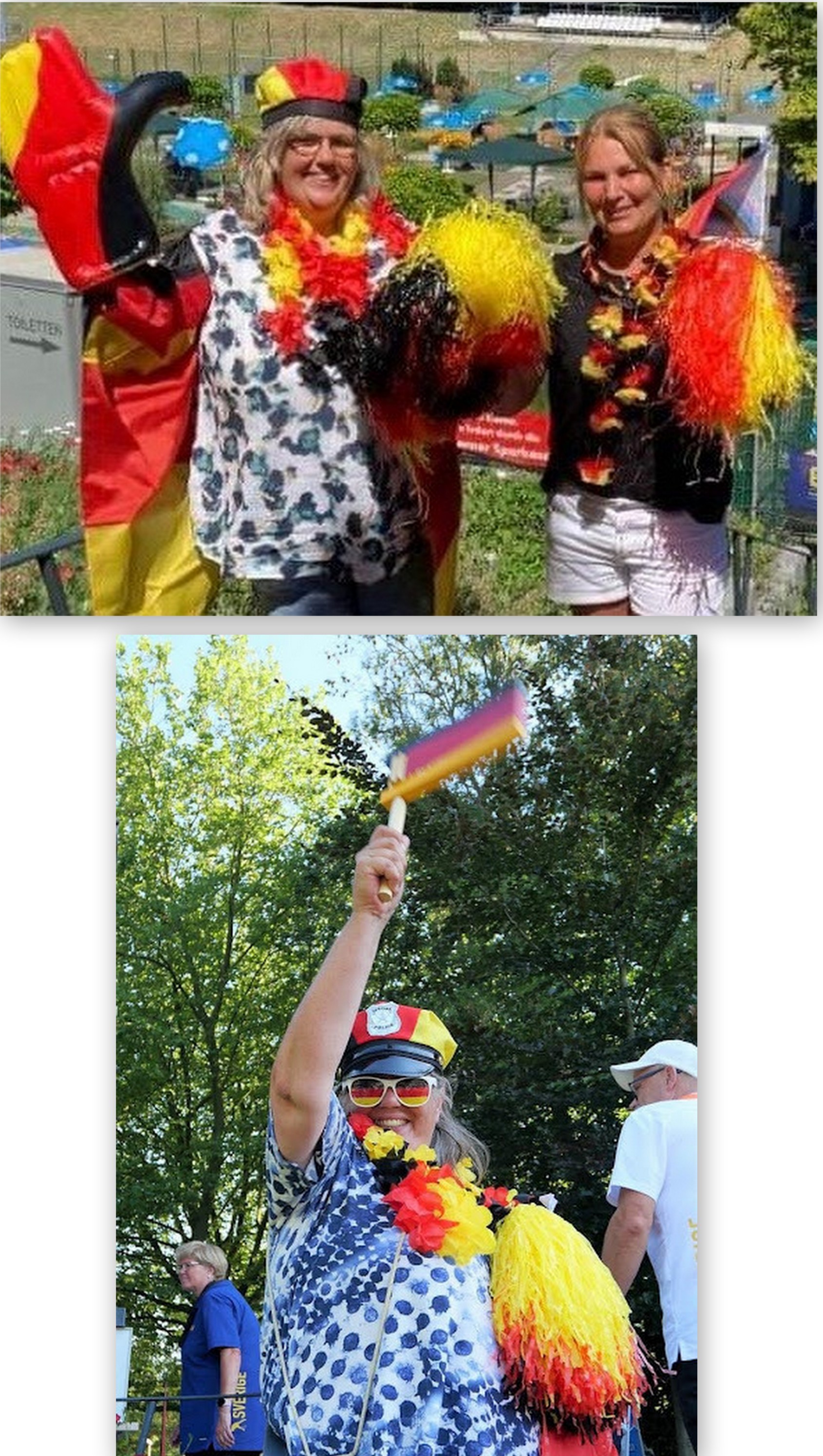 WM Anja und Pia Fan