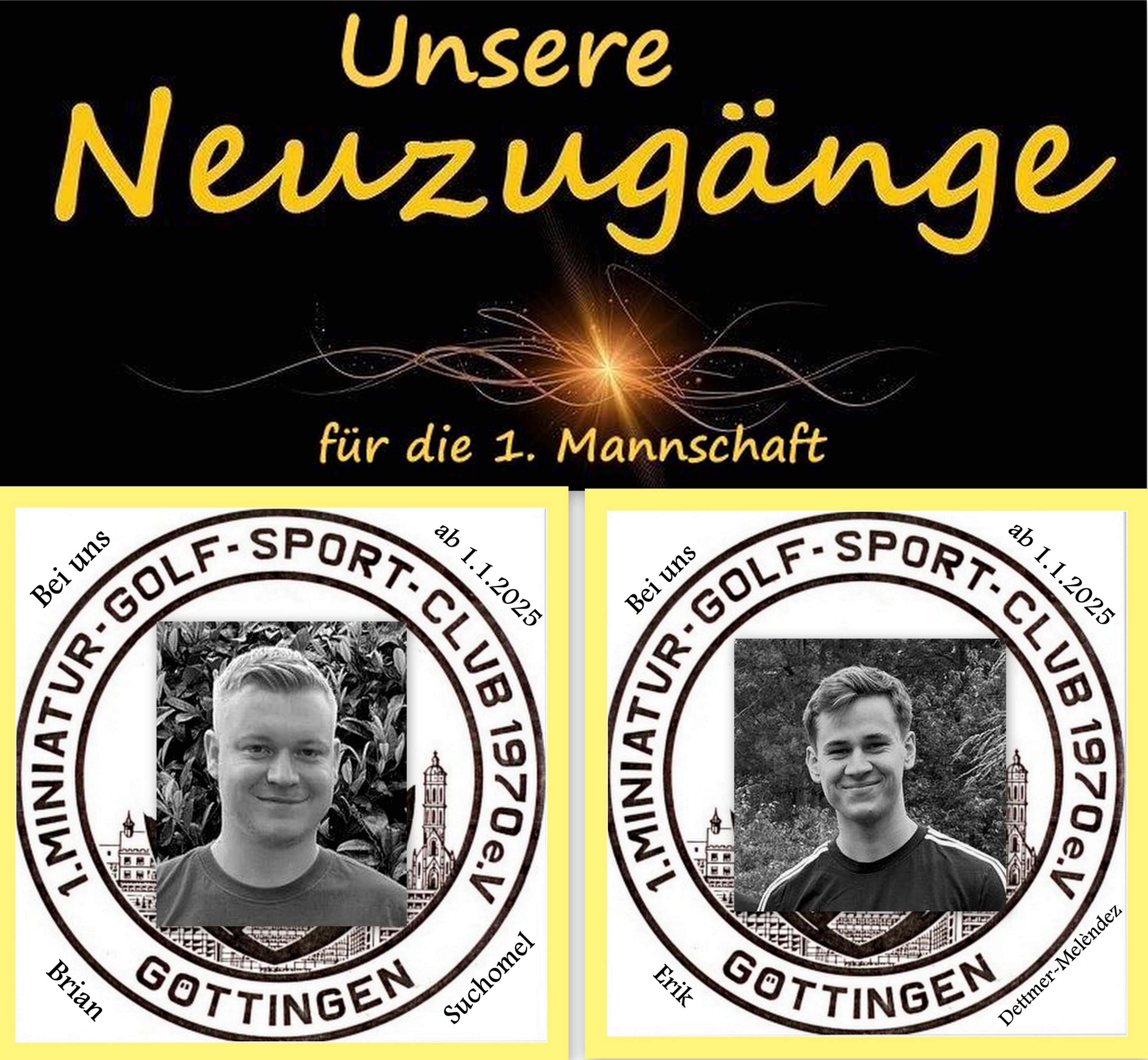 MGC Neue Mitglieder 2025