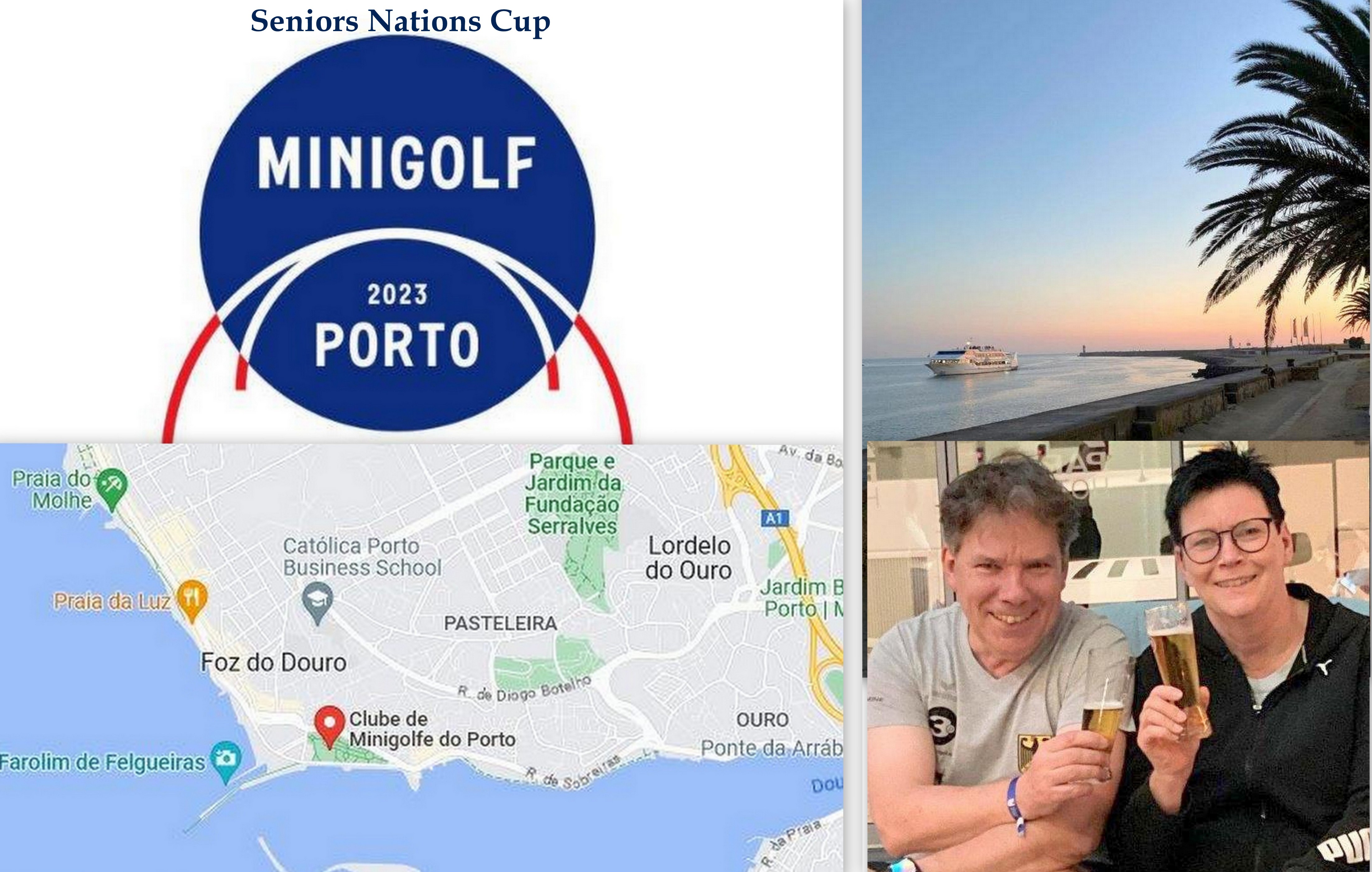 Porto Seniors Cup mit Andreas und Sandra