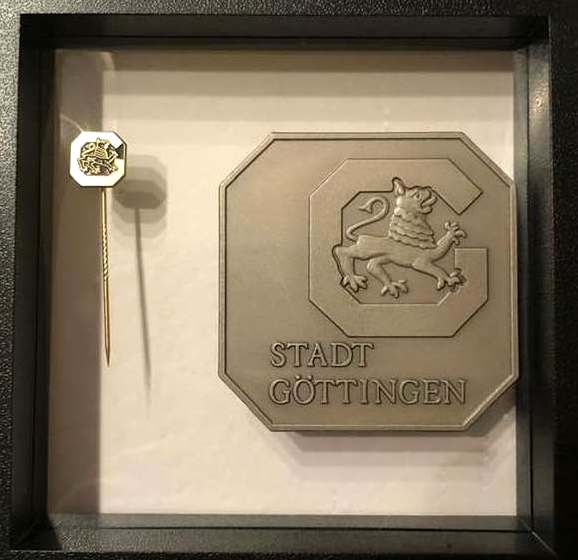 Sportplakette in Silber